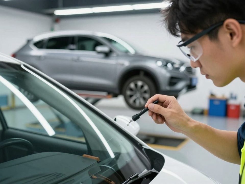 family SUV windshield safety check