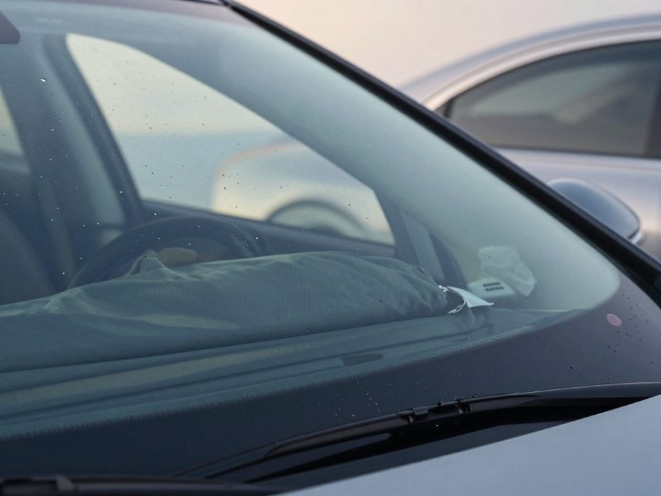 windshield airbag safety system