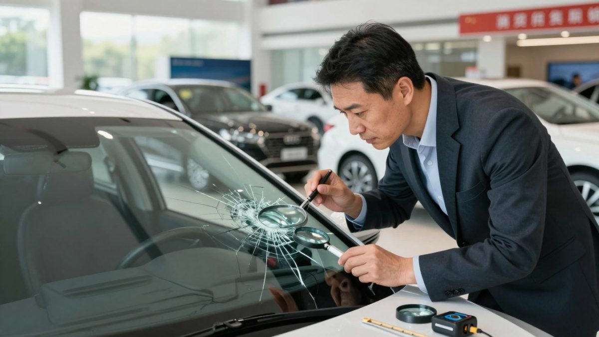 windshield damage trade-in value