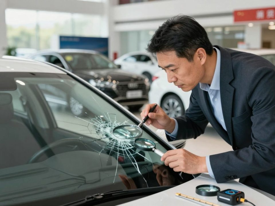 windshield damage trade-in value