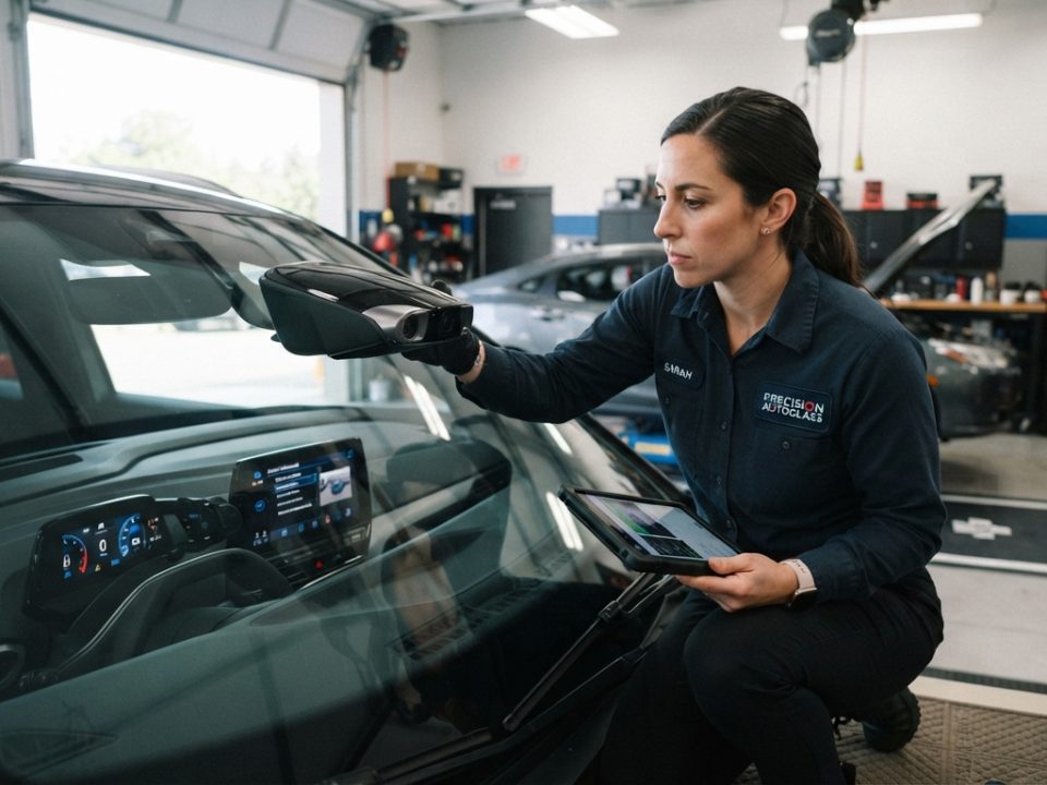 ADAS recalibration after windshield replacement