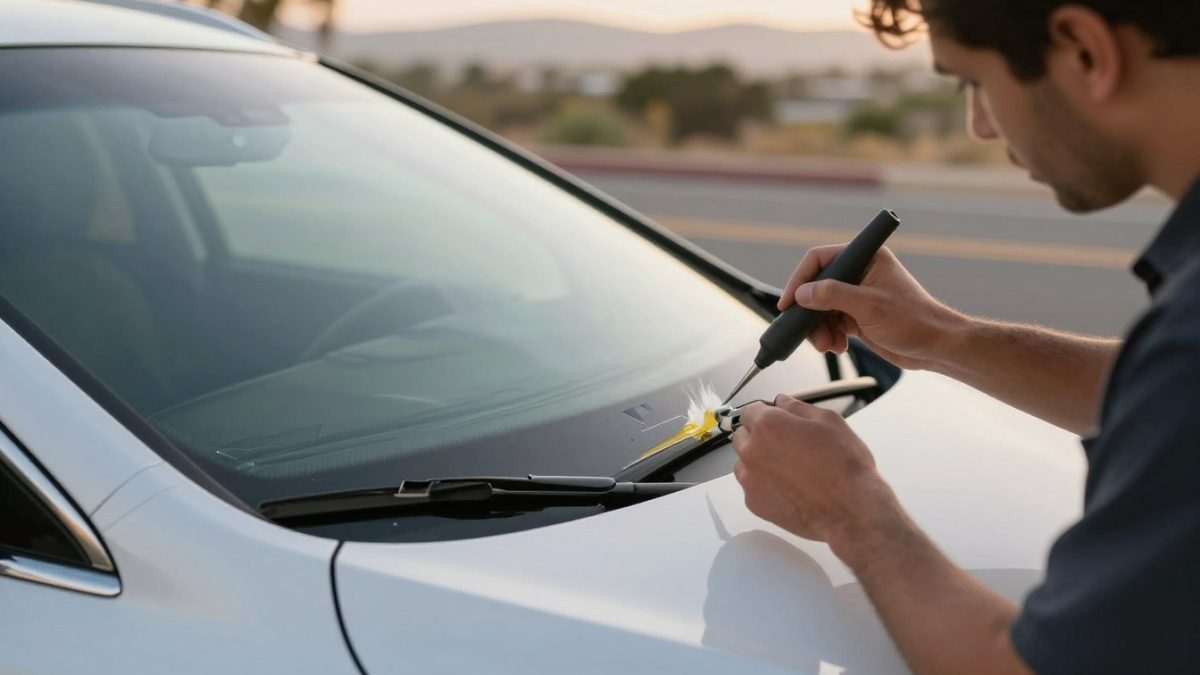 Lexus RX windshield chip repair