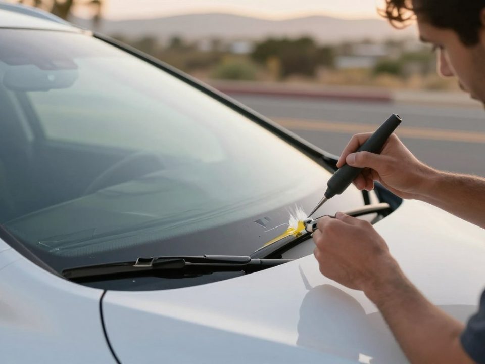 Lexus RX windshield chip repair