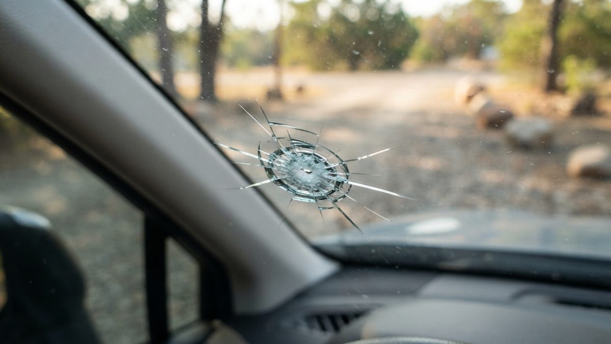 windshield chip spreading