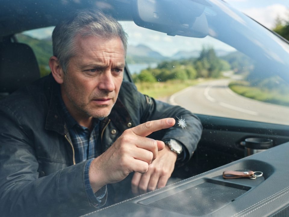 windshield rock chip
